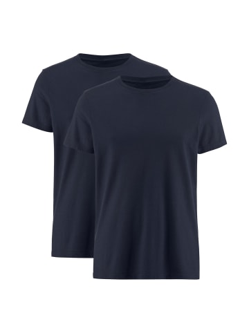 Hessnatur Basic T-Shirt im 2er-Pack in marine