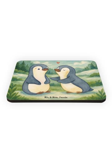 Mr. & Mrs. Panda magnet Pinguine trösten Design ohne Spruch in Weiß