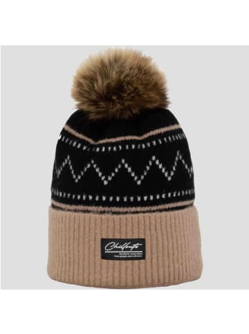 Chillouts Headwear Bommelmütze Ella in Schwarz
