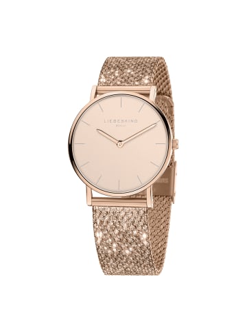 LIEBESKIND BERLIN Armbanduhr Glitter-Special in roségold