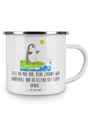 Mr. & Mrs. Panda Becher Mutig zu sich selbst stehen mit Spruch in Weiß