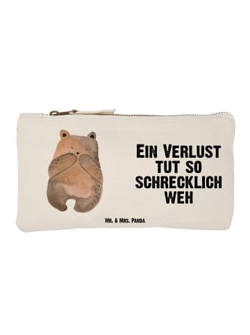 Mr. & Mrs. Panda kosmetiktäschchen Bär Verlust mit Spruch in Weiß