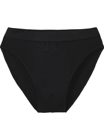 Erwin Müller Baumwolle, Single-Jersey Slip 4er-Pack in schwarz