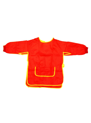 Eduplay Malkittel für Kinder, Universalgröße, 100 % Polyester in Rot/Gelb
