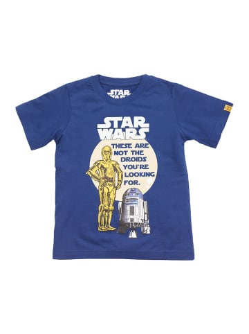 ONOMATO! T-Shirt kurzarm Star Wars R2D2 C3PO in Blau