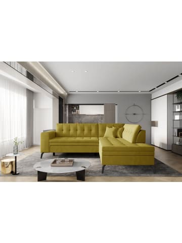 MF Design Lenny Recamiere Rechts in Amber -  (L) 210 x (B) 260 x (H) 93 cm