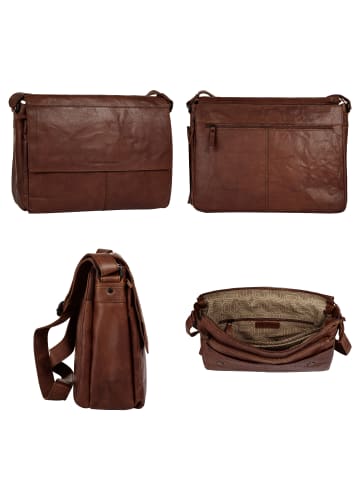 SPIKES & SPARROW Messenger in cognac