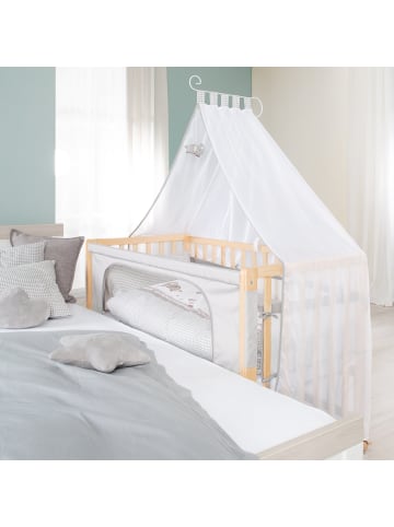 roba Beistellbett Jumbotwins 60 x 120 cm höhenverstellbar - natur