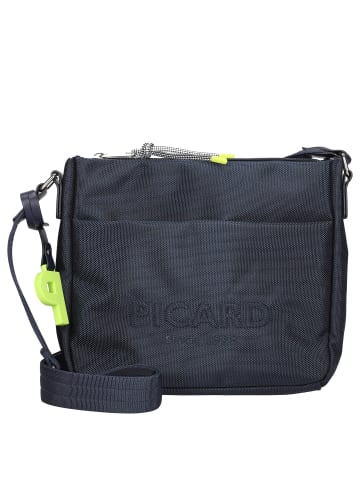 PICARD Lucky One - Schultertasche 24 cm (black) in navy