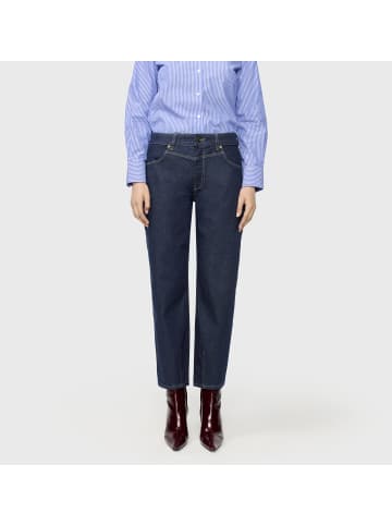MAC HOSEN Gerade Jeans im Vintage-Look mit 5-Pocket-Design in Blau