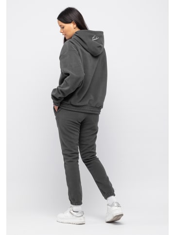 Tom Barron Freizeitanzug Casual Oversize Fleece Tracksuit Fabric 2 Color Batch in grau