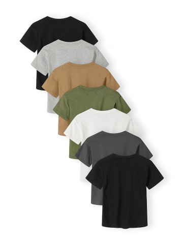 Minoti 7-er Pack T-Shirt NOSTEE254 in graumeliert