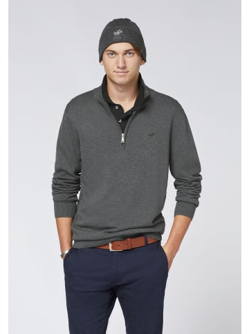 Polo Sylt Strickpullover in Grau