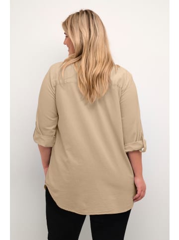 KAFFE curve Tunika KCnana Loose fit in Classic Sand