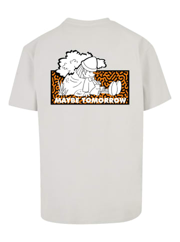 F4NT4STIC Oversize T-Shirt Pinocchio Maybe Tomorrow in lightasphalt