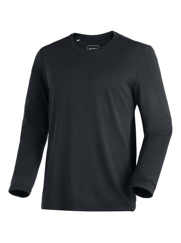 Maier Sports Langarmshirt MS FAV Long Tee M in Schwarz01100
