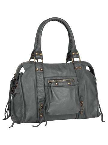 Samantha Look Shopper echt Leder in grau