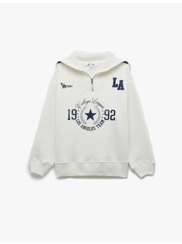 KOTON SWEATSHIRTS in Ekru