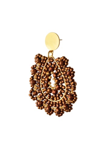 usha FESTIVAL Women Earrings in Brown