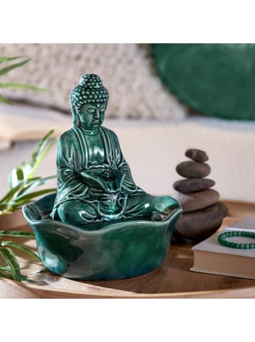 Butlers Tischbrunnen BALANCE Buddha in Grün