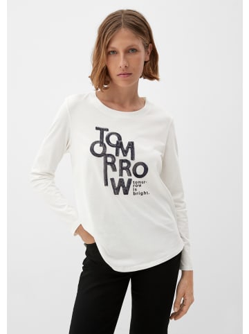 s.Oliver T-Shirt in 02D2_ecru