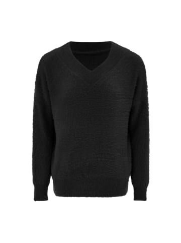 Poomi Damen Strickpullover in Schwarz