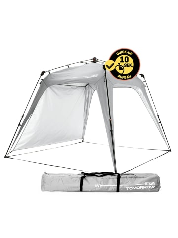 Where Tomorrow Pop Up Pavillon Gartenzelt Hellgrau  grau
