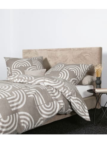 Janine Feinbiber Baumwoll Bettwäsche Davos in naturell