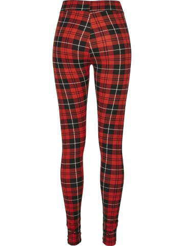 Urban Classics Leggings in redcheck