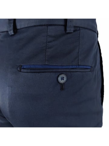 HILTL Hose Baumwolle lang in Navy