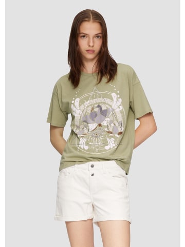 QS T-Shirt in 72D0_helles olivgrün