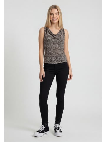 myMo Women Top in coffee black