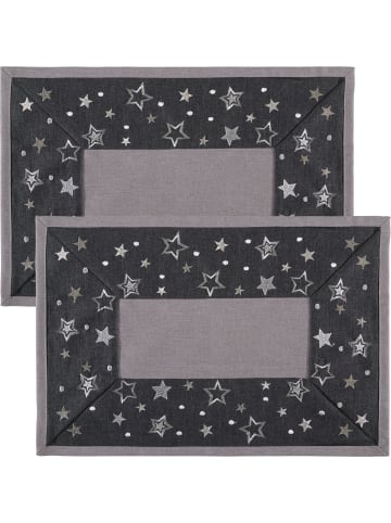 Erwin Müller Tischset 2er-Pack in grau