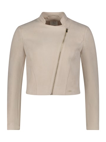 BETTY & CO Bikerjacke mit Stehkragen in Grau