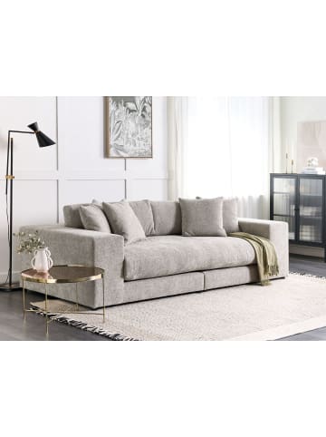 Beliani 3-Sitzer Sofa GLORVIKA in Beige - (W) 240 x (H) 58 x (L) 120 cm