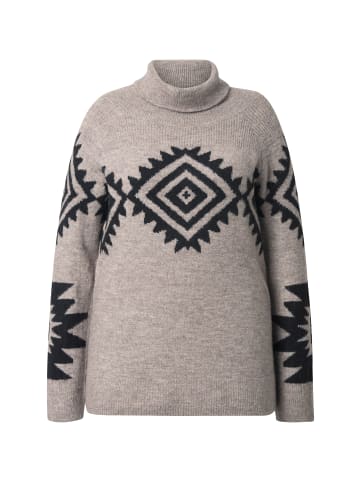 Ulla Popken Pullover in kieselgrau