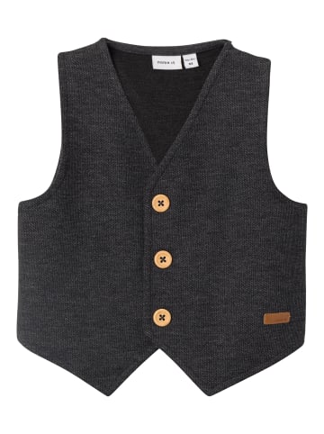name it Anzugweste in dark grey melange