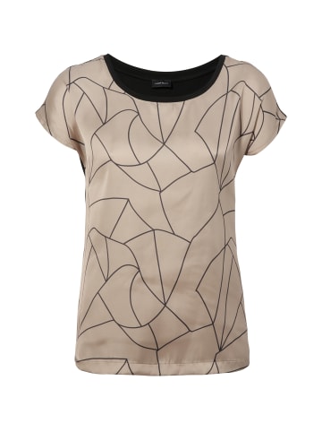 Laura Scott Shirtbluse in schwarz-beige-gemustert