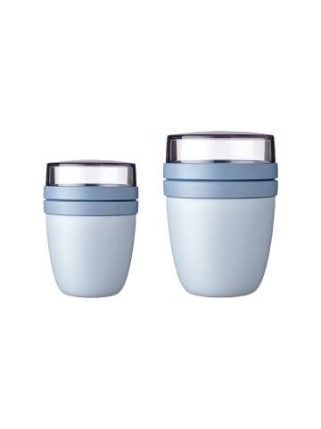 Mepal 2er Set Lunchpot mini + regular Ellipse in Nordic Blue New