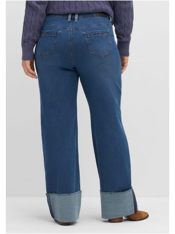 sheego Jeans in dark blue Denim