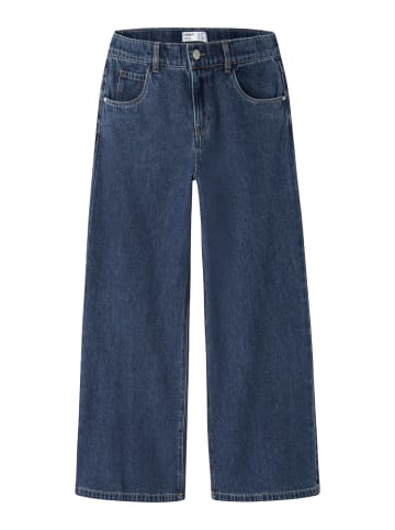 name it Wide Leg Jeans NKFBELLA SKATER XWIDE JEANS 3111-ZA in dark blue denim
