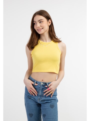 myMo Damen Tank Top in Hellgelb