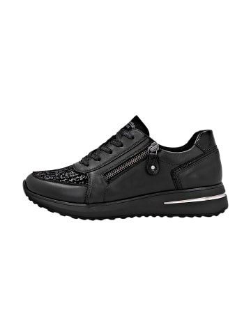 remonte Minato Sneakers mit Schnürung und Reißverschluss Schwarz