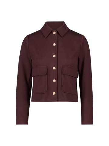 Zero  Twill-Blazer mit Klappentaschen in Palazzo