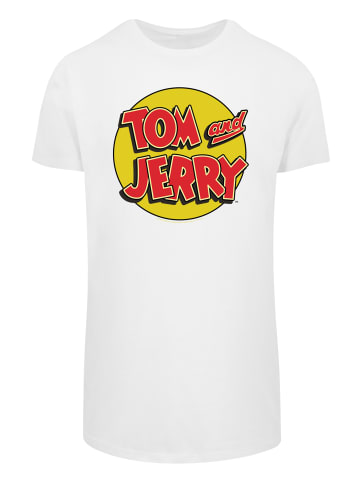 F4NT4STIC Long Cut T-Shirt Tom and Jerry TV Serie Circle in weiß