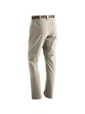 Maier Sports Zip-Hose Torid Slim in Steingrau