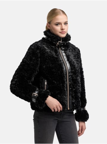 Navahoo Plüschjacke Wuschelwonne 14 in Black