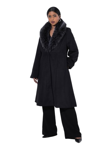 Ulla Popken Mantel in schwarz