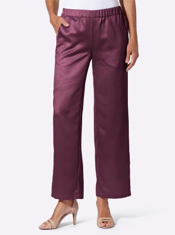 Sieh an! Hose in burgund