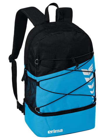 erima Six Wings Rucksack in curacao/schwarz